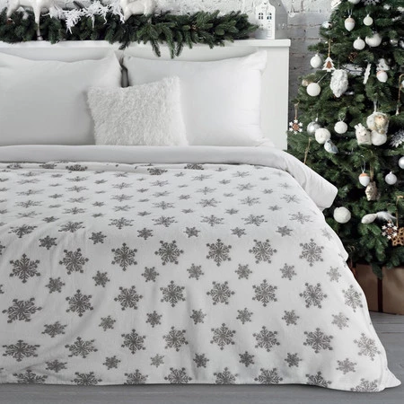 KOC ŚWIĄTECZNY BLINK 150 X 200 CM BIAŁY