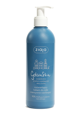 Ziaja GdanSkin, Rozświetlający balsam do ciała intensywnie nawilżający 300ml