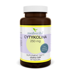 Medverita Cytykolina 250 mg 60 kaps.