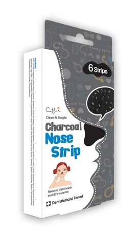 Charcoal Nose Strip 6 paski na nos z aktywnym węglem 6 sztuk