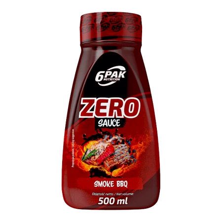 6PAK SAUCE ZERO 500ml SMOKE BBQ