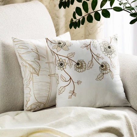 Poszewka Spring 44 40 x 40 cm, Biały