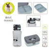 Lassig Zestaw śniadaniowy na lunch Lunchbox + Tritanowa butelka - bidon 460 ml About Friends Szop