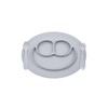EZPZ Komplet naczyń silikonowych Mini Feeding Set pastelowa szarość