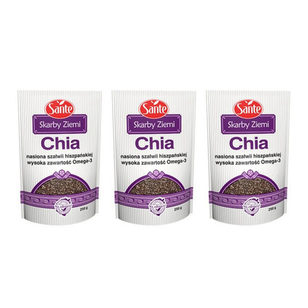 Zestaw: 3x Sante Skarby Ziemi Chia 250g