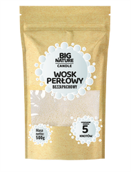 Big Nature Wosk Perłowy Biały 500g