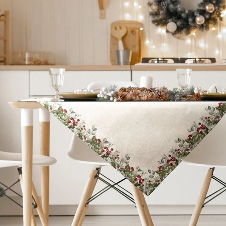 Gobelinowy obrus SZE/CHO/4153/NAT 100X100 +/-5%