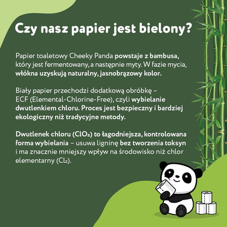 Cheeky Panda, Papier toaletowy trzywarstwowy, 9 rolek