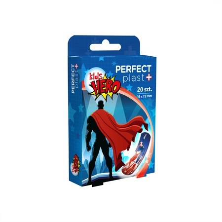 Perfect plast − Kids Hero, plastry opatrunkowe dla dzieci − 20 szt.