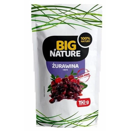 Big Nature Żurawina suszona Cięta 150 g