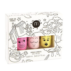 Kids Magic Forest D zestaw lakierów do paznokci 3x8ml