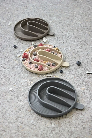 PALOPA Wkład do miski dla psa spowalniający silikonowy Yumo anthracite