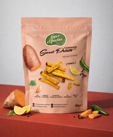 Super Munchies Chipsy Z Batatów Tandoori 60g
