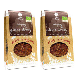 Zestaw: 2x PIEPRZ ZIOŁOWY BIO 60 g - DARY NATURY
