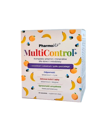 Pharmovit MultiControl 30 saszetek smak banan-brzoskwinia