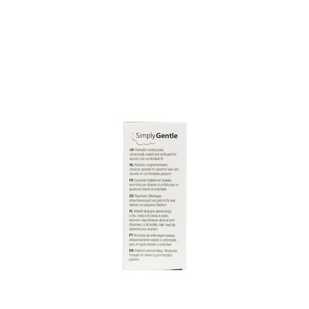 Simply Gentle, Wielorazowe wkładki laktacyjne z woreczkiem, 6 szt.