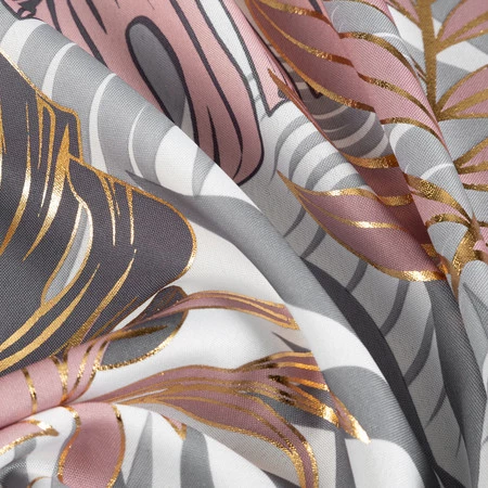 ZASŁONA GOTOWA KORFU 140 X 250 CM PUDROWY RÓŻ