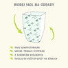 GreenAware, Kompostowalne worki na śmieci 140 L, 3 szt.