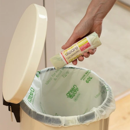 GreenAware, Kompostowalne worki na śmieci 60 L, 5 szt.