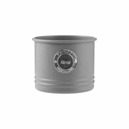 TYP - Osłonka na doniczkę do ziół, szara, Living