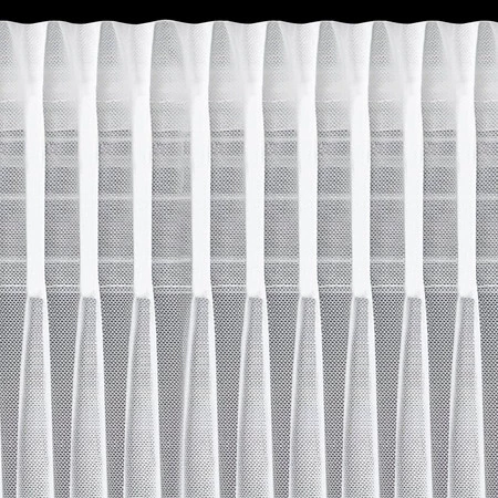 FIRANA GOTOWA LARISA NA TAŚMIE 140 X 270 CM BIAŁY