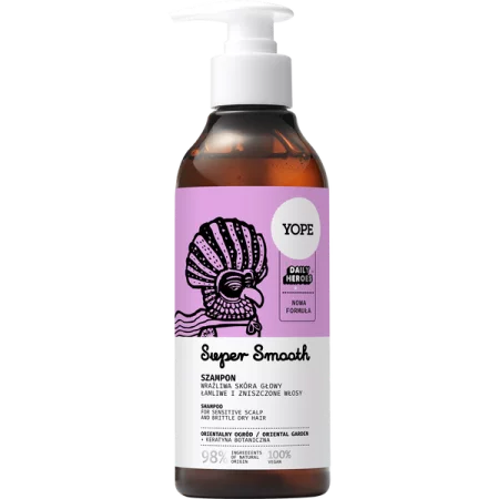 Yope - Szampon do włosów suchych Orientalny Ogród Super Smooth 300ml