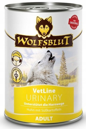 Wolfsblut Dog VetLine Urinary – kurczak i bataty - 395g
