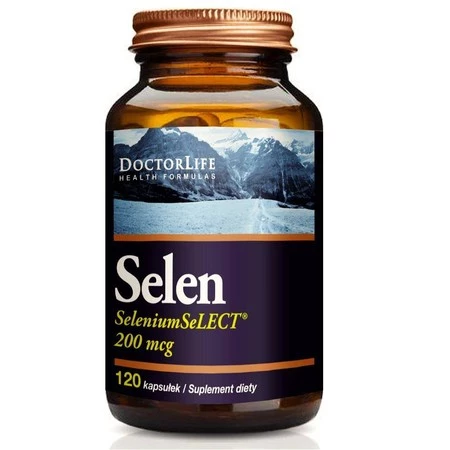 Selen 200mcg suplement diety 120 kapsułek