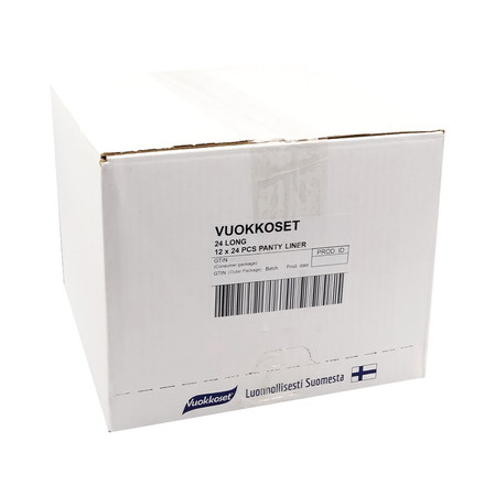 Vuokkoset, LONG, Wkładki higieniczne, 24 szt.