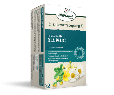 Herbata Dla Płuc fix 20*2g HERBAPOL KRAKÓW