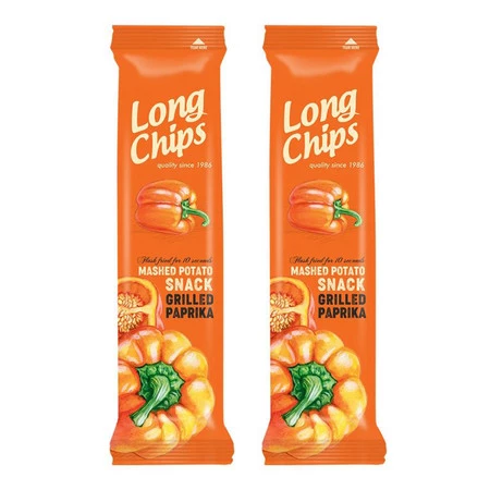 Zestaw 2x Chipsy ziemniaczane o smaku grillowanej papryki 75 g