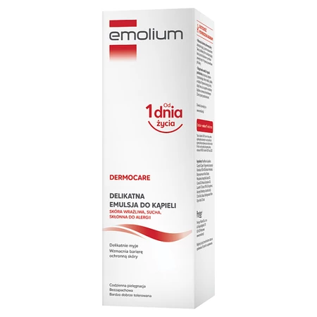 Emolium Dermocare Delikatna emulsja do kąpieli 400 ml