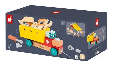 Janod Ciężarówka do składania do ciągnięcia Brico ‘Kids 2+