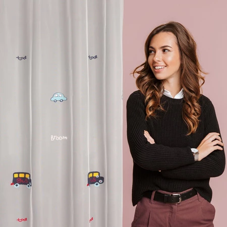 FIRANA GOTOWA ALVIN 140 X 250 CM BIAŁY