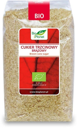 BIO PLANET Cukier trzcinowy brązowy BIO 500g