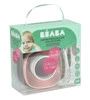 Beaba Komplet naczyń z silikonu z przyssawką eucalyptus