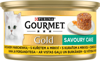PURINA GOURMET Gold Savoury Cake Kurczak Marchewka 85g