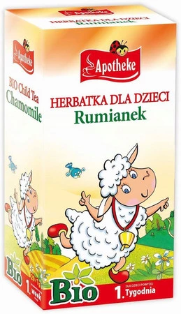 HERBATKA DLA DZIECI - RUMIANKOWA BIO (20 x 1 g) 20 g - APOTHEKE