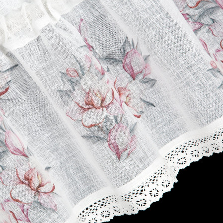 FIRANA GOTOWA SUZY 150 X 30 CM BIAŁY