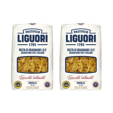 Zestaw 2x Makaron Liguori IGP Farfalle 500G