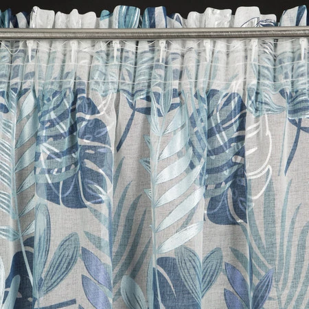 FIRANA GOTOWA MALTA NA TAŚMIE 140 X 270 CM GRANATOWY