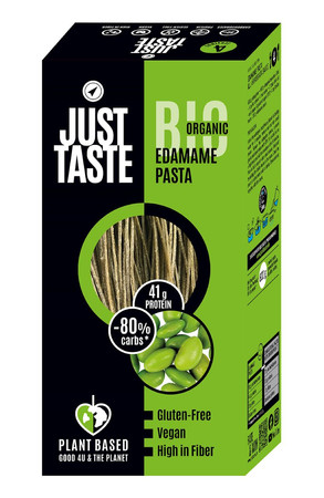 MAKARON PROTEINOWY (Z SOI EDAMAME) SPAGHETTI BEZGLUTENOWY BIO 250 g - JUST TASTE
