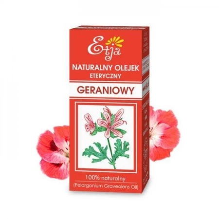 Etja - Naturalny olejek eteryczny. Geraniowy - 10 ml
