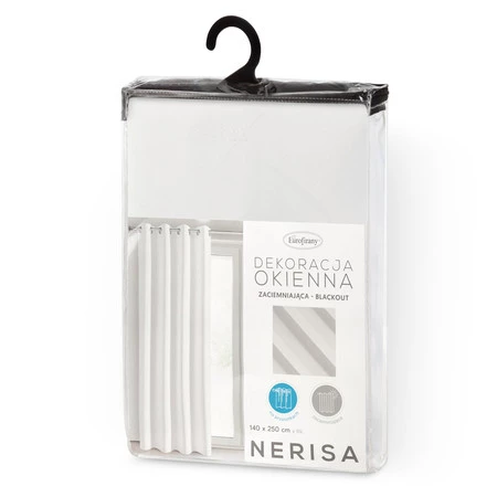 ZASŁONA GOTOWA NERISA 140 X 250 CM BIAŁY