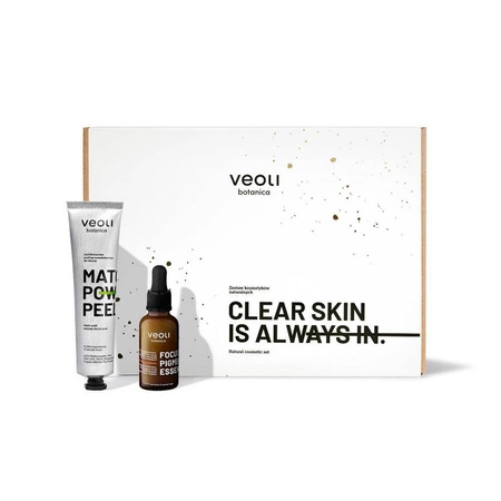 Clear Skin Is Always In zestaw serum przeciw przebarwieniom 30ml + multikwasowy peeling enzymatyczny do twarzy 75ml