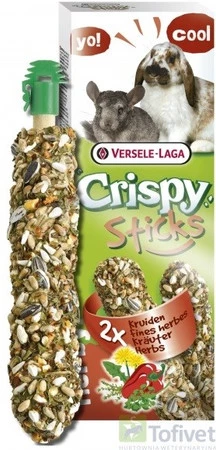 VERSELE LAGA Crispy Sticks Rabbits/Chinchillas HERBS 2szt.