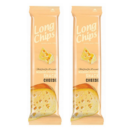 Zestaw 2x Chipsy ziemniaczane o smaku sera 75 g