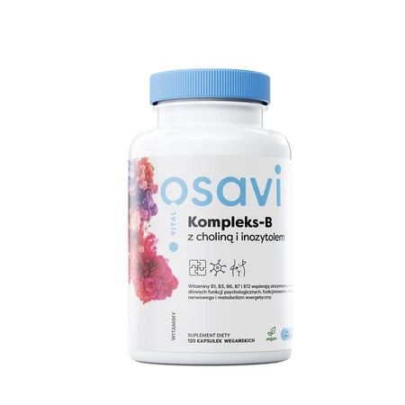 OSAVI Kompleks-B z choliną i inozytolem 120 kaps.
