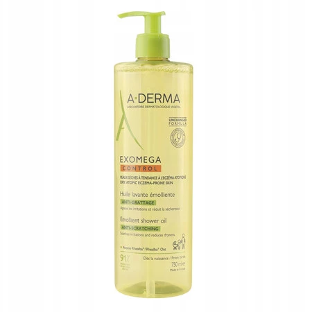 A-Derma Exomega Control Olejek emolient pod prysznic przeciw drapaniu 750 ml