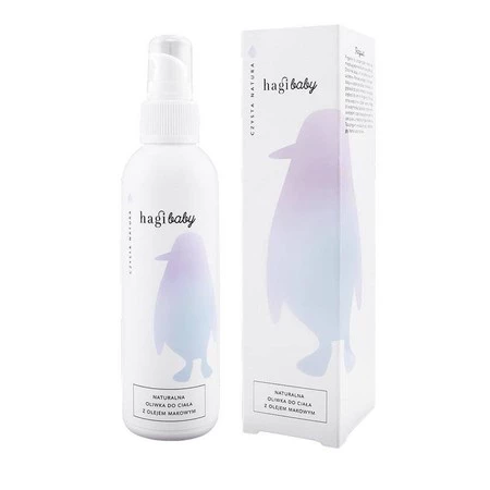 Hagi Baby − Naturalna oliwka do ciała z olejem makowym − 150 ml